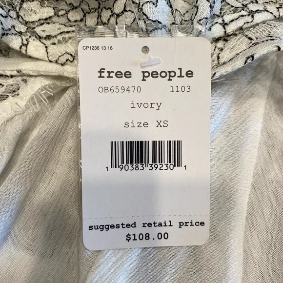 NWT Free People Sleeveless Tunic Dress - Picture 7 of 8